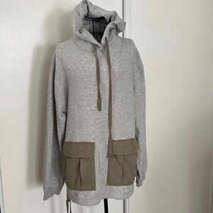 Urban Outfitters Men’s Relaxed Fit Surplus Cargo Hoodie Sweatshirt Size S